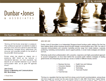 Tablet Screenshot of dunbar-jones.com